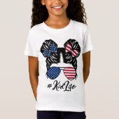 #KidLife Amerikaans meisje T-shirt (Voorkant)