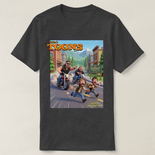 KIDNAP COUNTY, WASHINGTON T-SHIRT (Design voorkant)