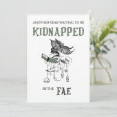 Kidnapped by the Fae - Book Birthday Card Feestdagenkaart (Staand voorkant)
