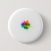 Kidness begint met mij ronde button 5,7 cm (Voorkant)