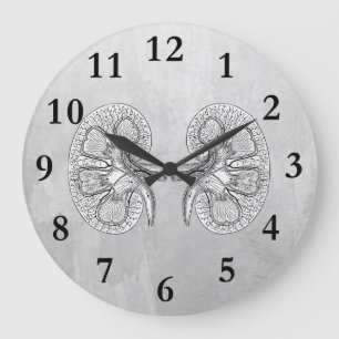 KIDNEY 2 TEKENEN GROTE KLOK