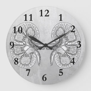 KIDNEY 2 TEKENEN GROTE KLOK