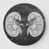KIDNEY 2 TEKENEN GROTE KLOK (Voorkant)