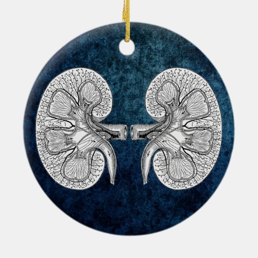 KIDNEY 2 TEKENEN KERAMISCH ORNAMENT (Achterkant)