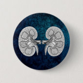 KIDNEY 2 TEKENEN RONDE BUTTON 5,7 CM (Voorkant)