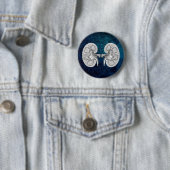 KIDNEY 2 TEKENEN RONDE BUTTON 5,7 CM (In situ)