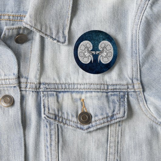 KIDNEY 2 TEKENEN RONDE BUTTON 5,7 CM (In situ)