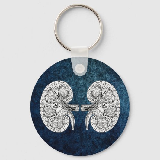 KIDNEY 2 TEKENEN SLEUTELHANGER (Voorkant)