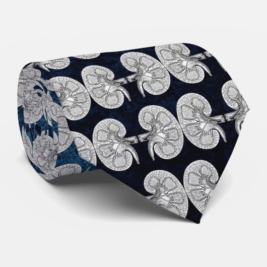 KIDNEY 2 TEKENEN STROPDAS (Opgerold)