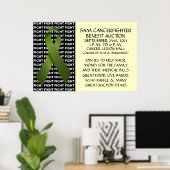 Kidney Cancer Benefit Auction Poster (Thuiskantoor)