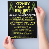 Kidney Cancer Benefit Flyer (Hand)