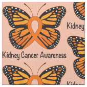 Kidney Cancer Butterfly of Hope Stof (Close Up)