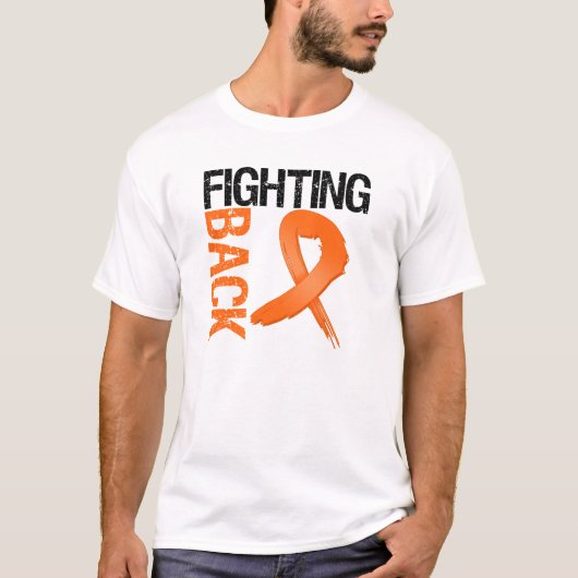Kidney Cancer Fighting Back T-shirt (Voorkant)