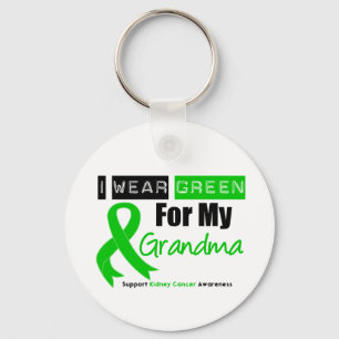Kidney Cancer Green Ribbon voor mijn oma Sleutelhanger