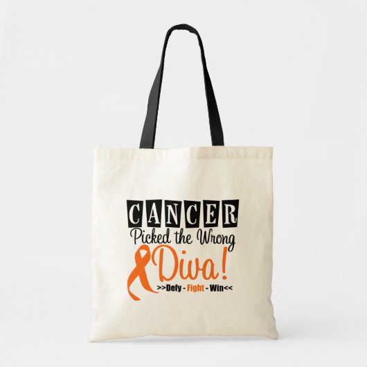 Kidney Cancer heeft de verkeerde diva gevonden v3 Tote Bag (Voorkant)