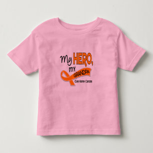 Kidney Cancer MY HERO MY GRANDPA 42 Kinder Shirts