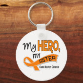 Kidney Cancer MY HERO MY SISTER 42 Sleutelhanger (Voorkant)