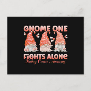 Kidney Cancer Oranje Ribbon Gnome Briefkaart