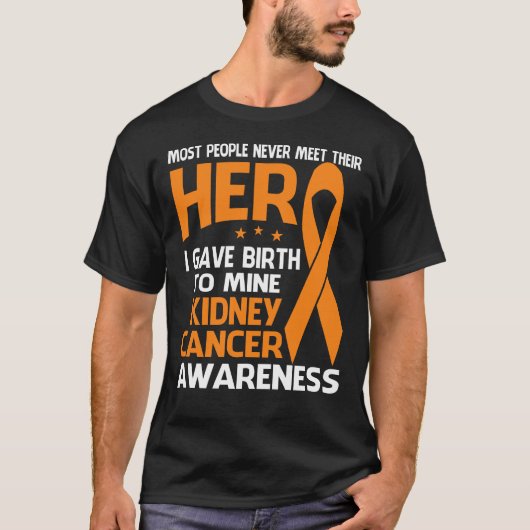 KIDNEY Cancer Shirt, sommige mensen ontmoeten hun  T-shirt (Voorkant)