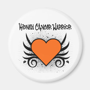 Kidney Cancer Warrior Heart Magneet