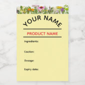 Kidney Cleanse Tonic Label Wijn Etiket (Enkel label)