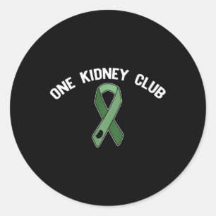 Kidney Club Vraag me hoe je bij orgaandonormeme ku Ronde Sticker