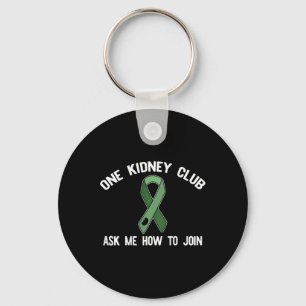 Kidney Club Vraag me hoe je bij orgaandonormeme ku Sleutelhanger