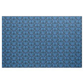 Kidney Damask in Navy Blue Stof (Fat Quarter)