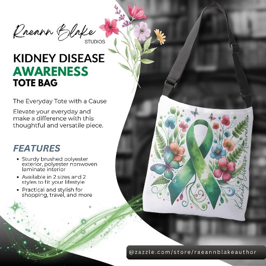 Kidney Disease Awareness Tote Bag