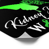 Kidney Disease Warrior I'm Fine 1 Poster (Hoek)