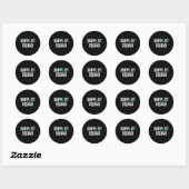 Kidney Disease Warrior Support Squad Ronde Sticker (Vel)