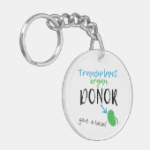 Kidney Donor Gave a Bean Sleutelhanger (Voorkant Links)