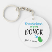 Kidney Donor Gave a Bean Sleutelhanger (Voorkant)