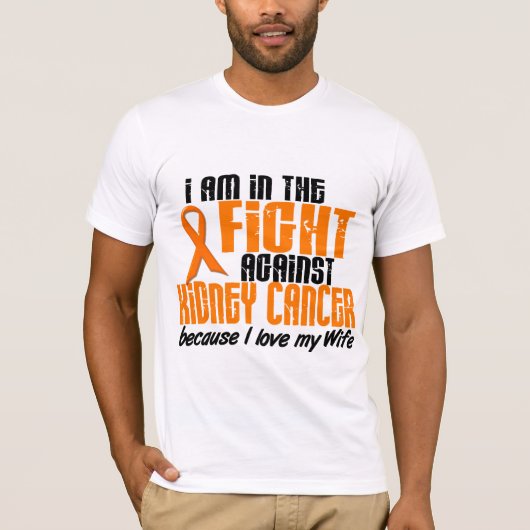 KIDNEY KANKER in de strijd voor mijn vrouw 1 T-shirt (Voorkant)