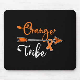 Kidney Leukemia Cancer Awareness Oranje Ribbon Tri Muismat