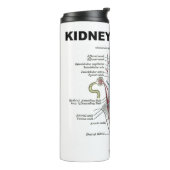 Kidney Nephron Gray's anatomie Thermosbeker (Gedraaid links)