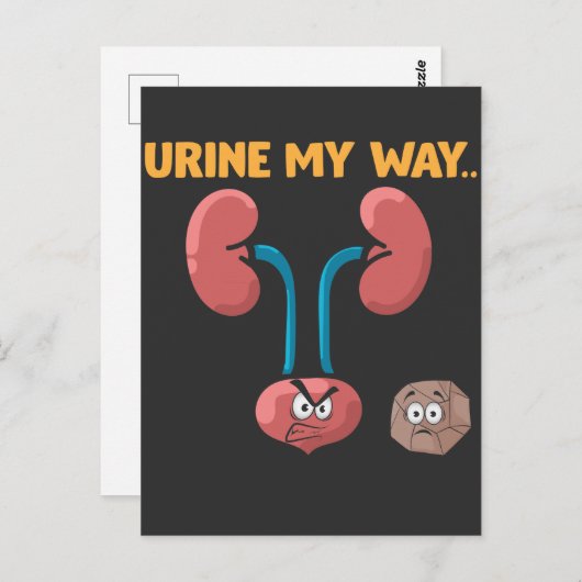 Kidney Stone Survivor Funny Surgery Recovery Humor Briefkaart (Voorkant / Achterkant)