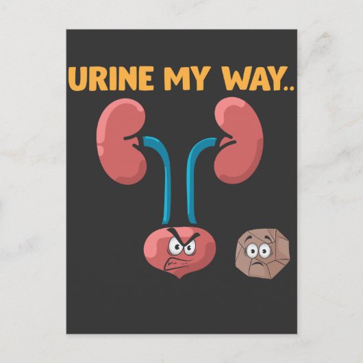 Kidney Stone Survivor Funny Surgery Recovery Humor Briefkaart (Voorkant)