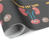 Kidney Stone Survivor Funny Surgery Recovery Humor Cadeaupapier (Rol Hoek)