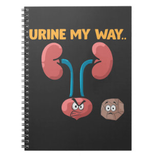 Kidney Stone Survivor Funny Surgery Recovery Humor Notitieboek