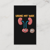 Kidney Stone Survivor Funny Surgery Recovery Humor Visitekaartje (Voorkant)