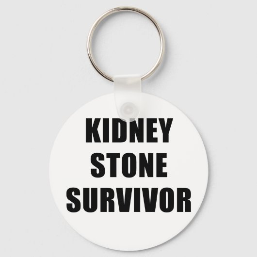 Kidney Stone Survivor Sleutelhanger (Voorkant)