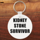 Kidney Stone Survivor Sleutelhanger (Voorkant)
