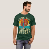 Kidney Straight Outta Transplant Surgery Giften T-shirt (Voorkant volledig)