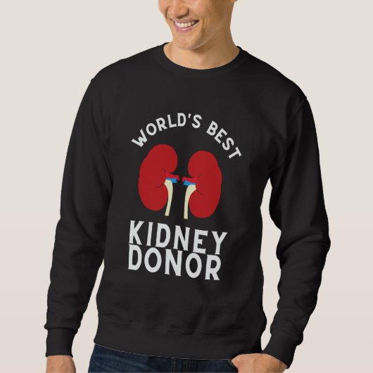 Kidney Transplant And Organ Donor Recipient  1 Trui (Voorkant)