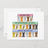 Kidney Transplant Anniversary Congratulations Briefkaart (Voorkant / Achterkant)