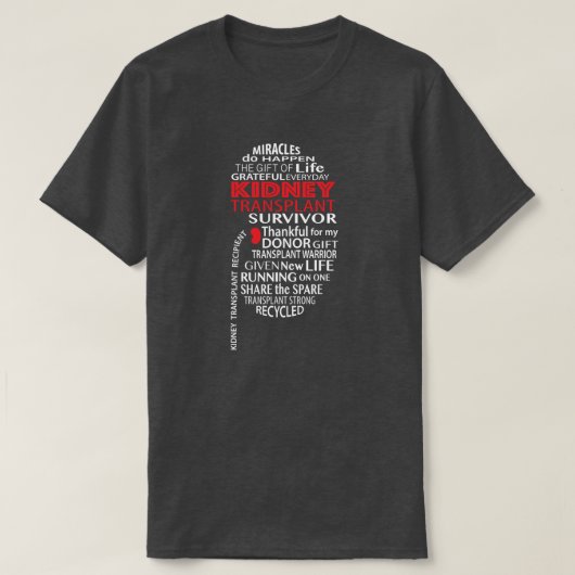 Kidney Transplant Original Design T-shirt (Design voorkant)