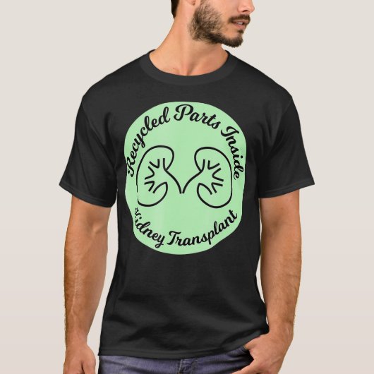 Kidney Transplant Recycled Parts Inside T-shirt (Voorkant)
