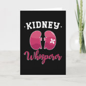 Kidney Whisperer Dialysis Nurse Nephrology Tech Kaart (Voorkant)