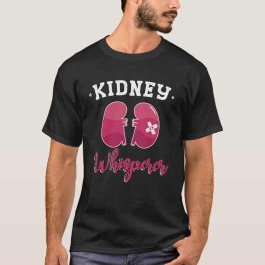 Kidney Whisperer Dialysis Nurse Nephrology Tech T-shirt (Voorkant)
